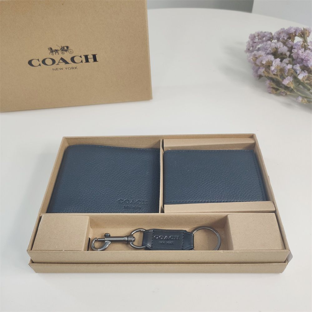 Pebbled Bifold Wallet — Black — source reference photo