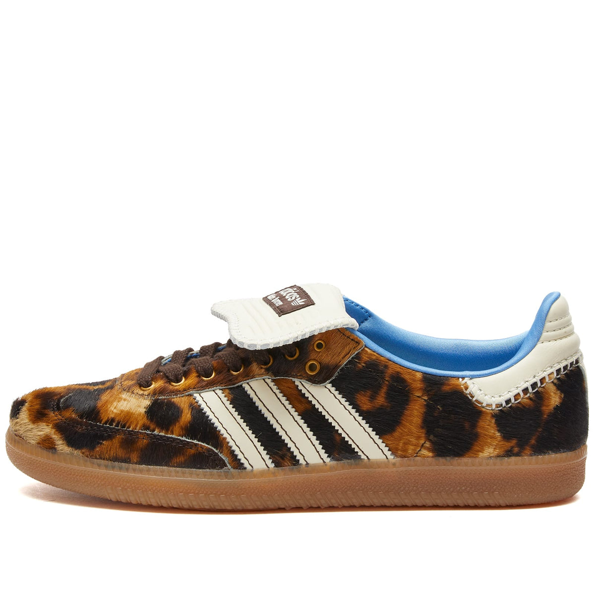 Samba × Wales Bonner — Pony Leopard — lateral side