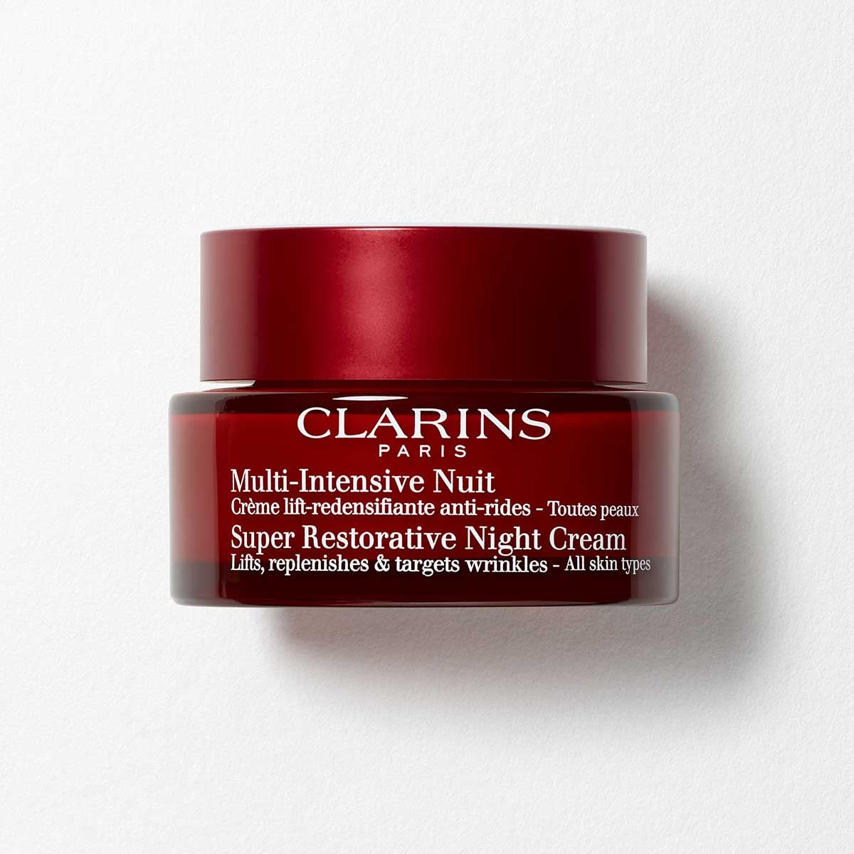 Clarins Super Restorative Night Cream - Anti-Aging Night Moisturizer for Menopausal Skin — product view 1
