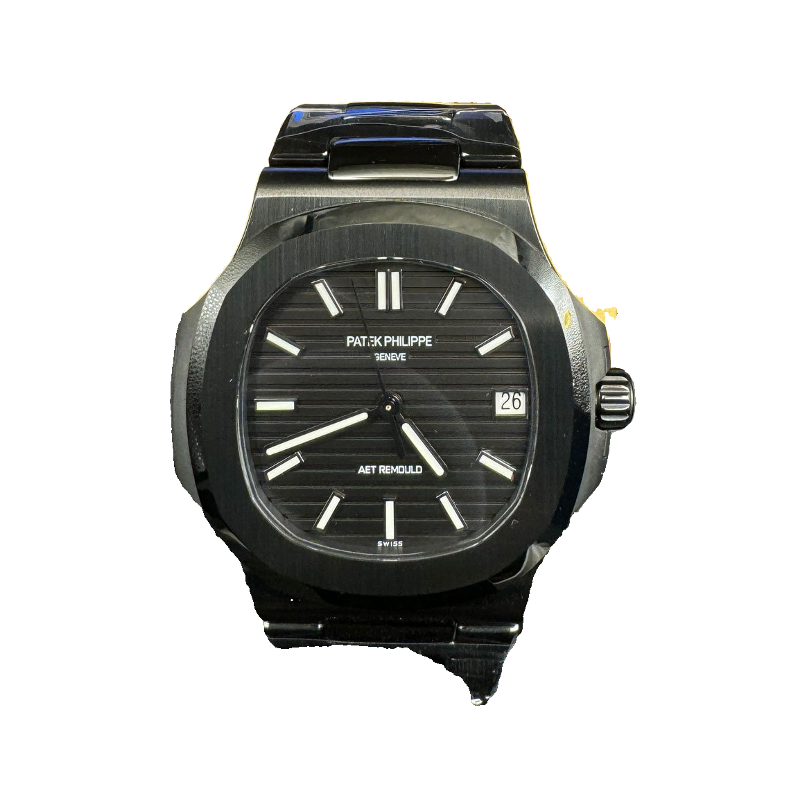 Replica watch — Patek Philippe design reference — original photographed front view, white square, record 10322