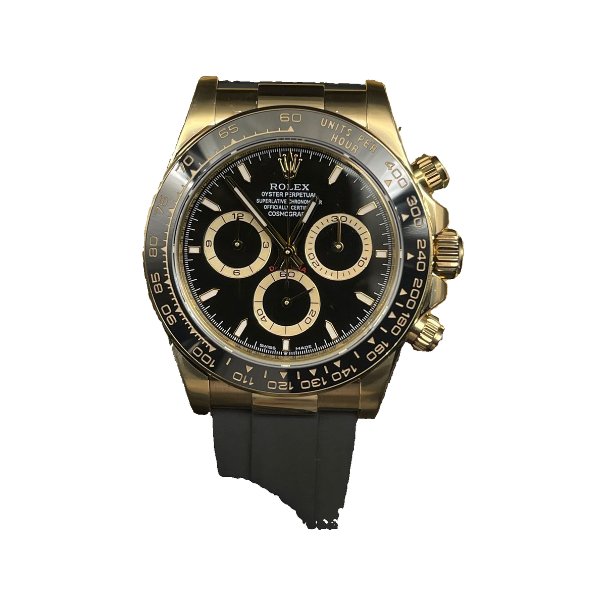 Replica watch — Rolex design reference — original photographed front view, white square, record 10710
