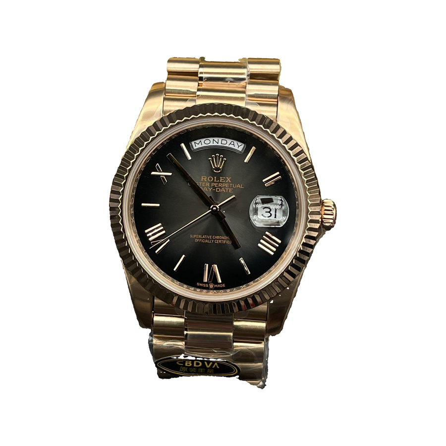 Replica watch — Rolex design reference — original photographed front view, white square, record 11052