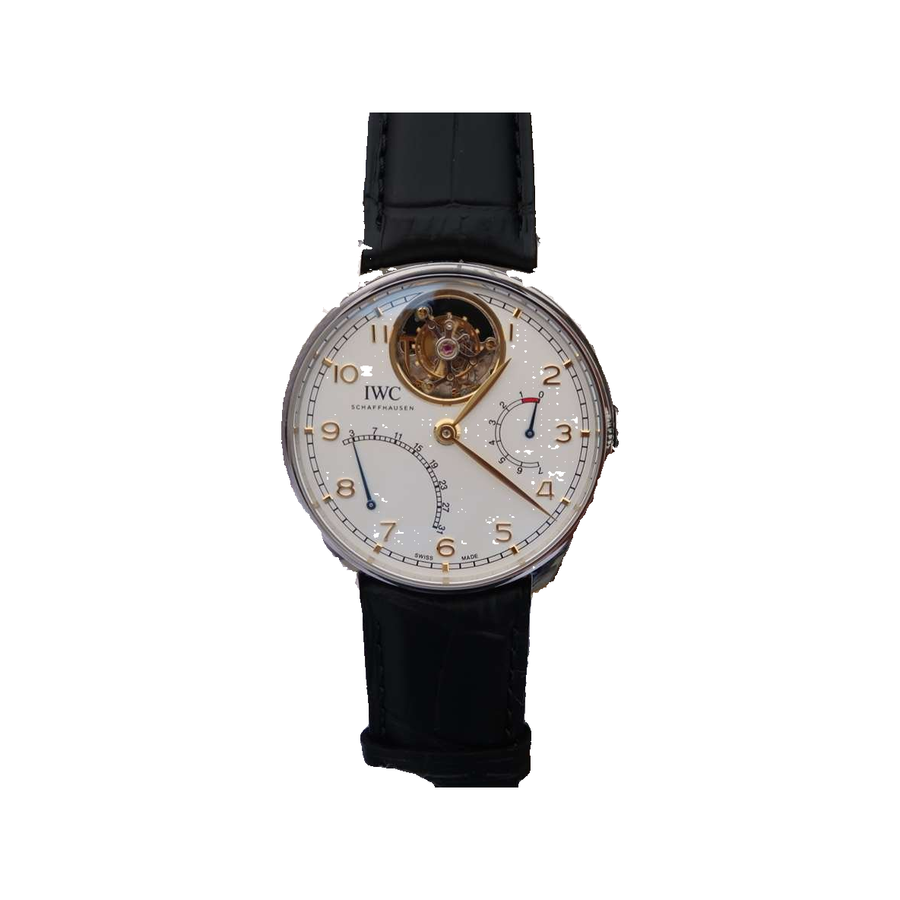 Replica watch — IWC Schaffhausen design reference — original photographed front view, white square, record 2984