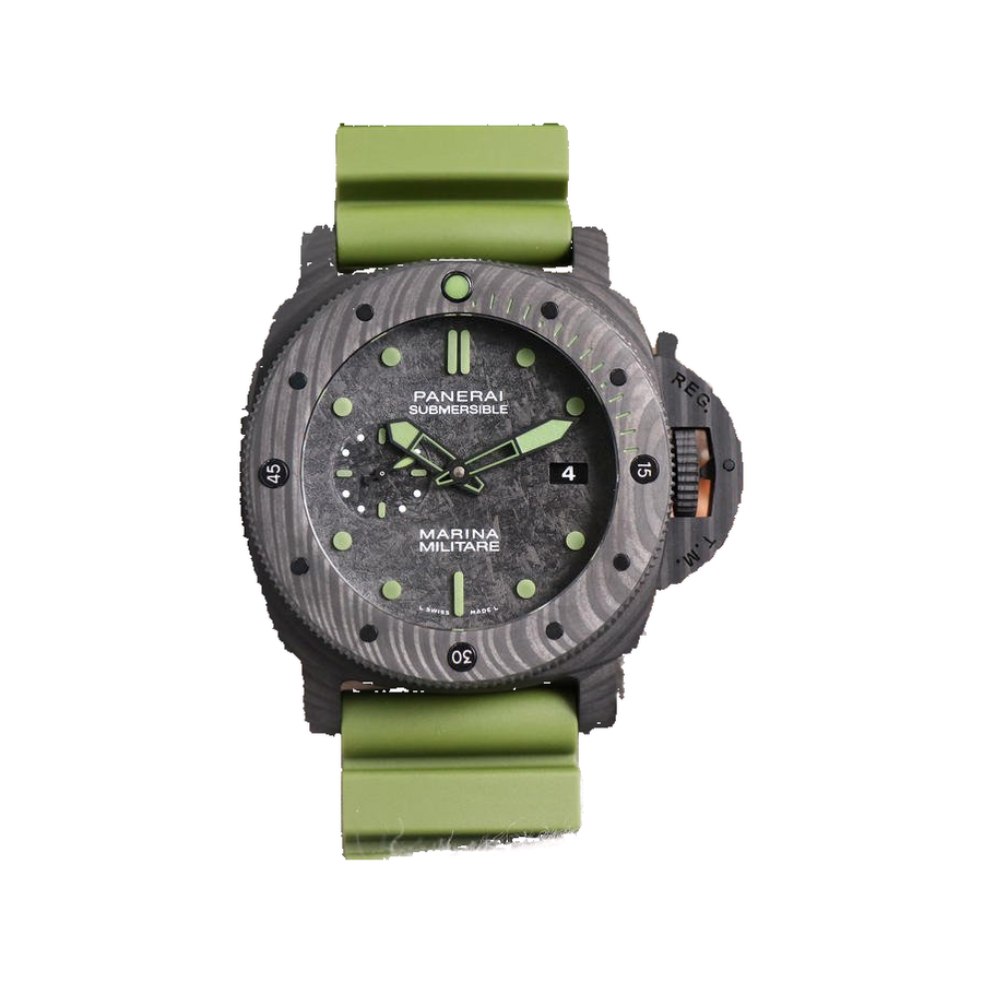 Replica watch — Panerai design reference — original photographed front view, white square, record 3096