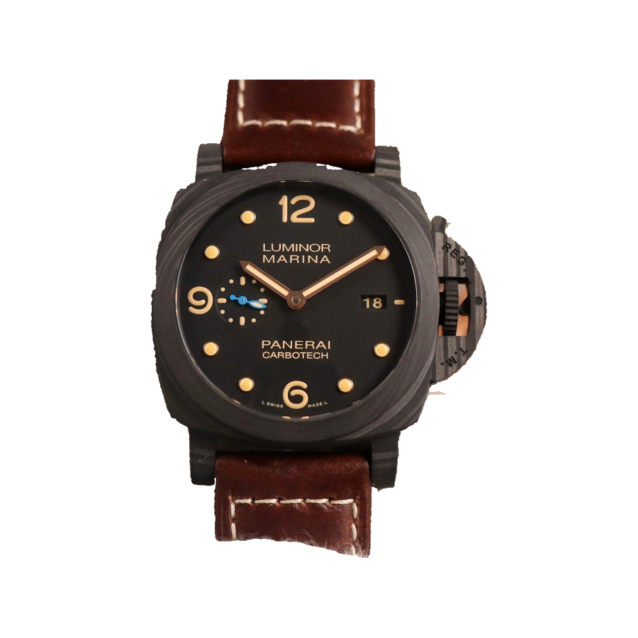 Replica watch — Panerai design reference — original photographed front view, white square, record 3104