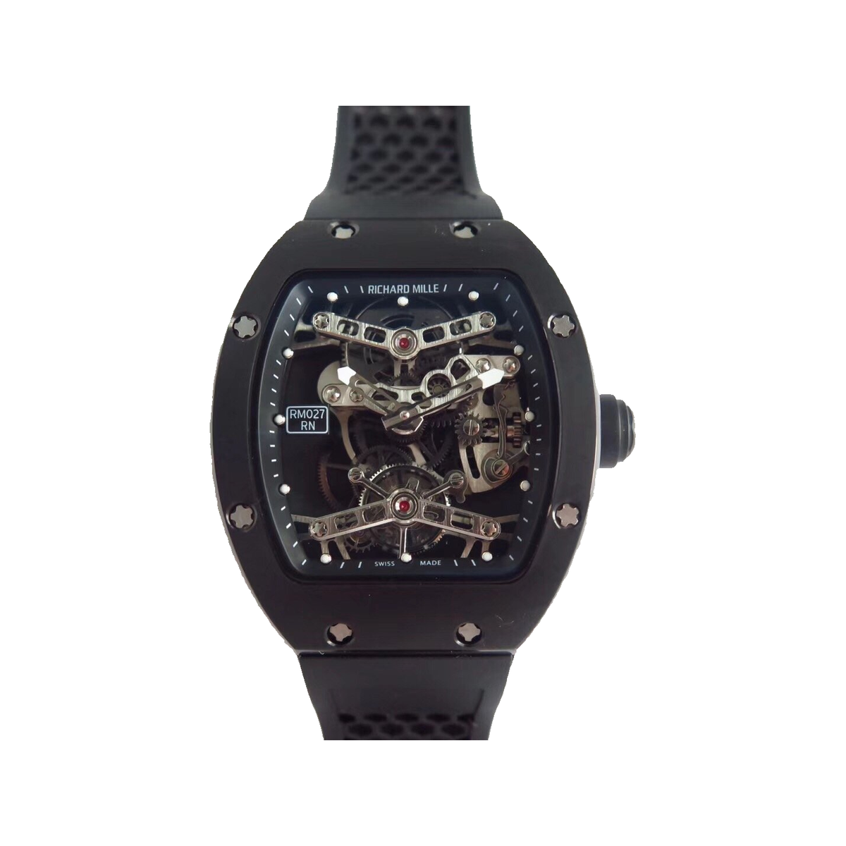 Replica watch — Richard Mille design reference — original photographed front view, white square, record 3321