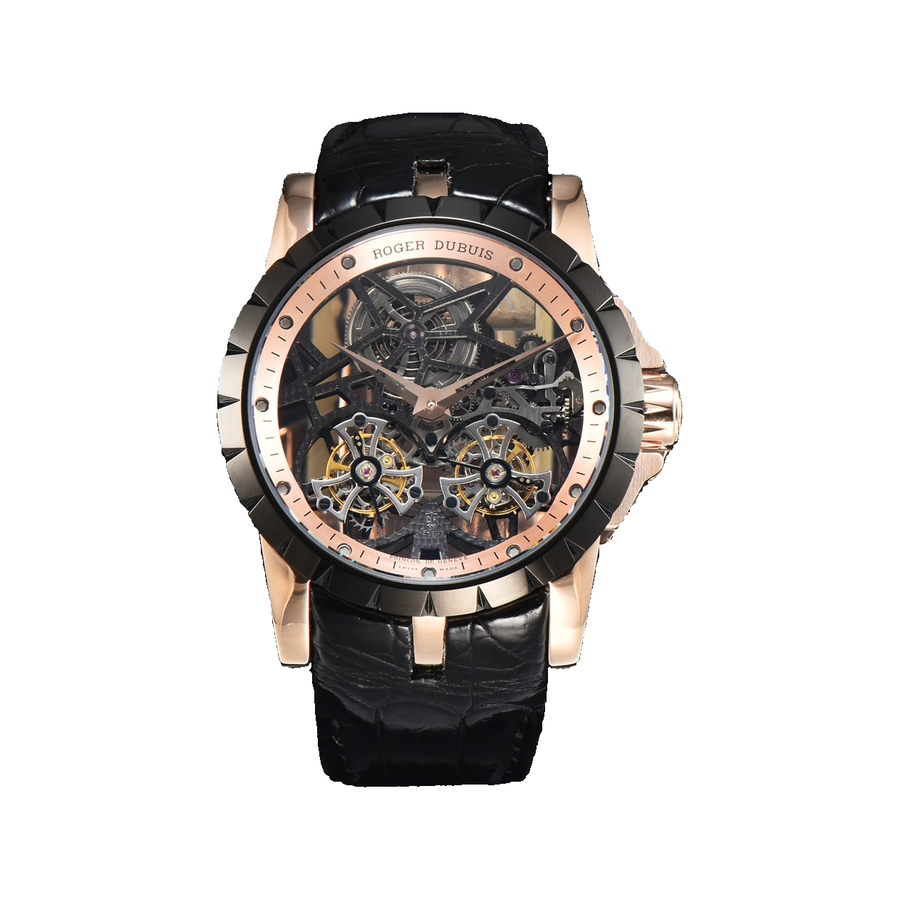 Replica watch — Roger Dubuis design reference — original photographed front view, white square, record 3786