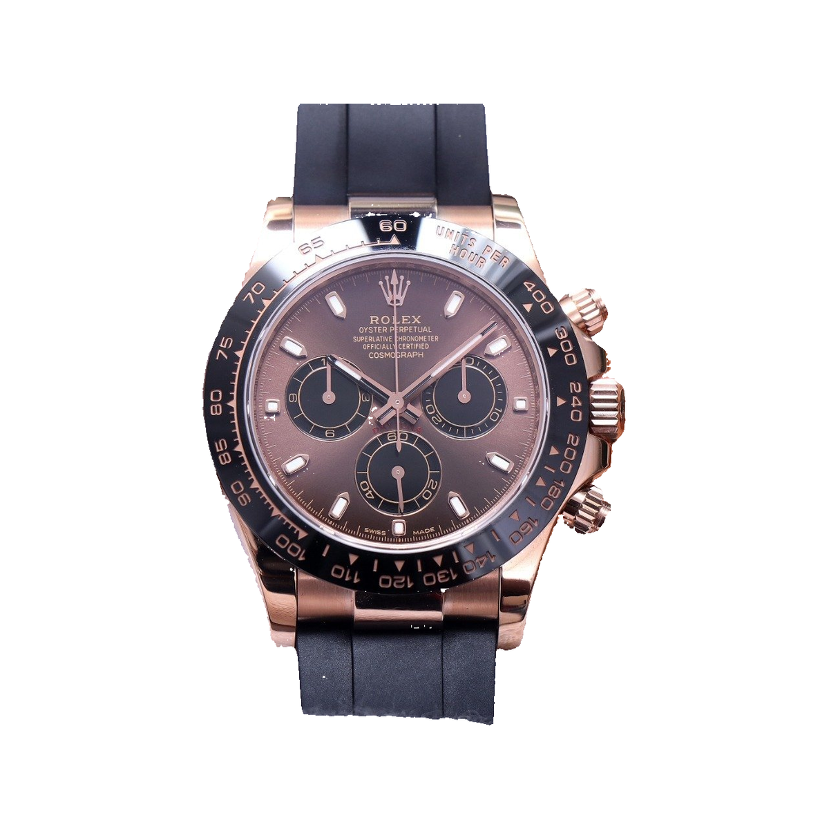 Replica watch — Rolex design reference — original photographed front view, white square, record 381