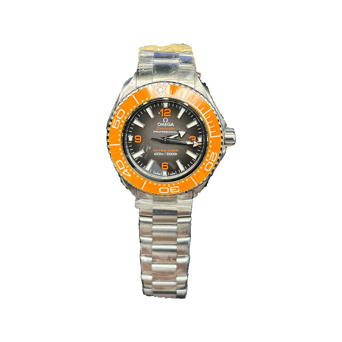 Replica watch — Omega design reference — original photographed front view, white square, record 4033