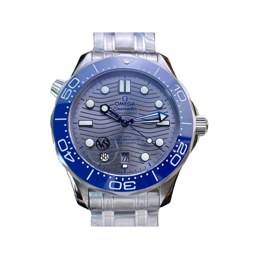 Replica watch — Omega design reference — original photographed front view, white square, record 4290