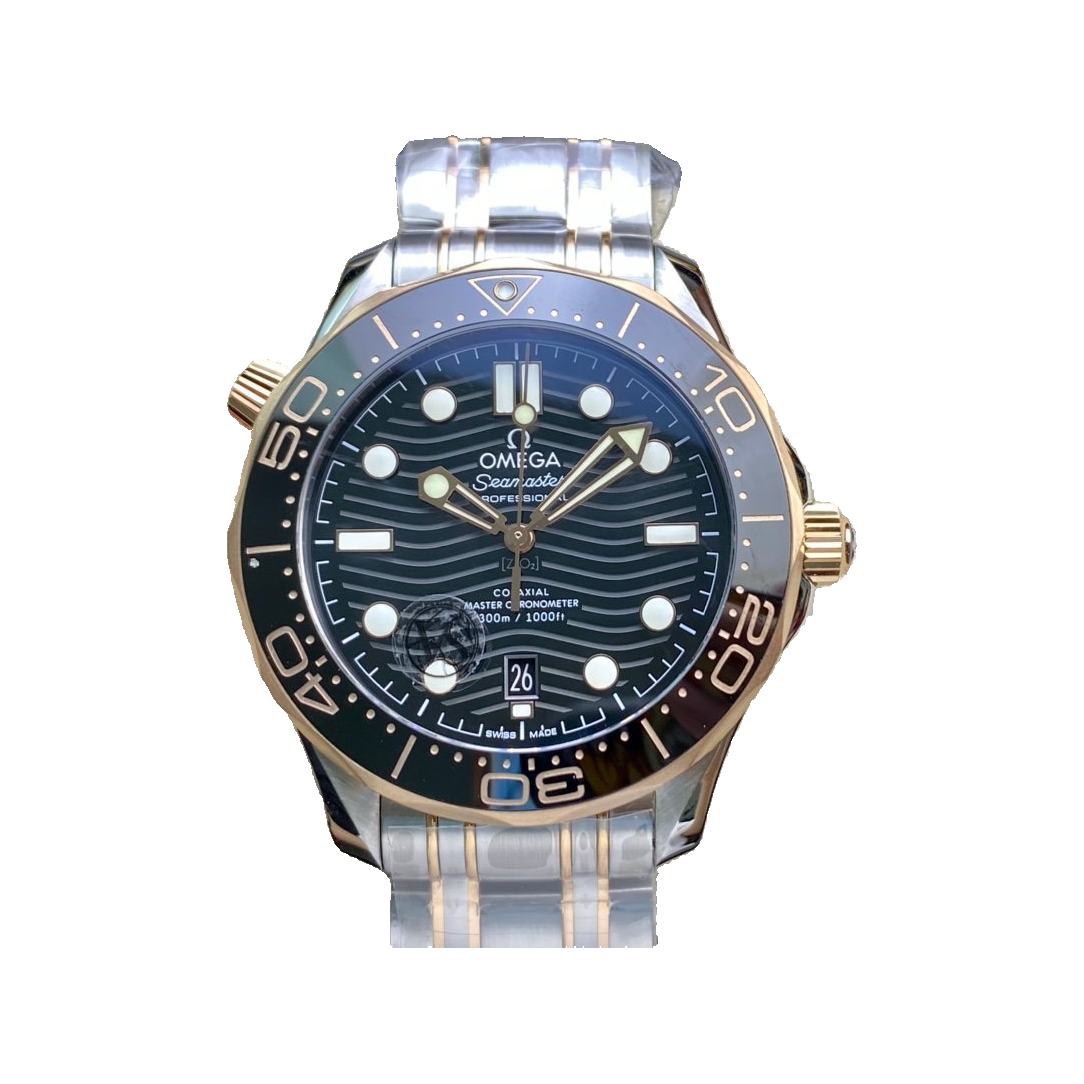 Replica watch — Omega design reference — original photographed front view, white square, record 4310