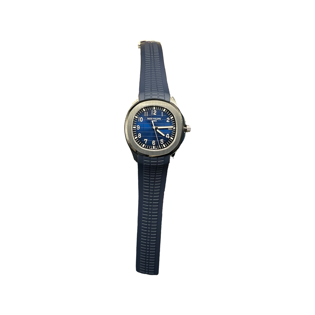 Replica watch — Patek Philippe design reference — original photographed front view, white square, record 4637