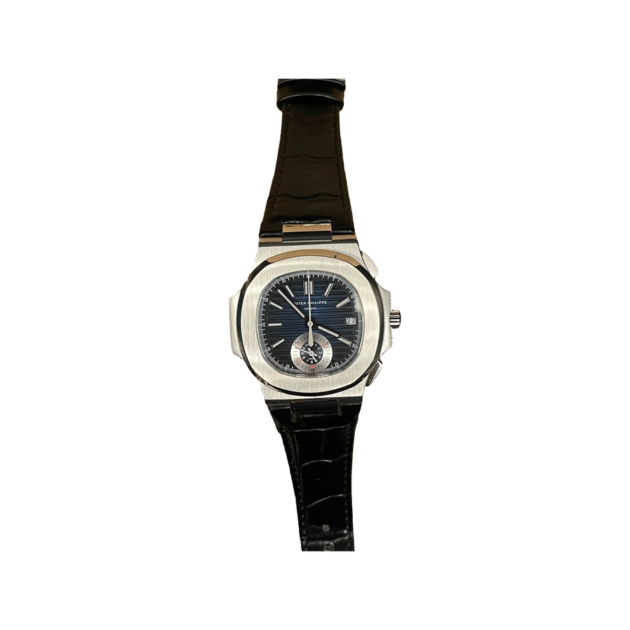 Replica watch — Patek Philippe design reference — original photographed front view, white square, record 4725