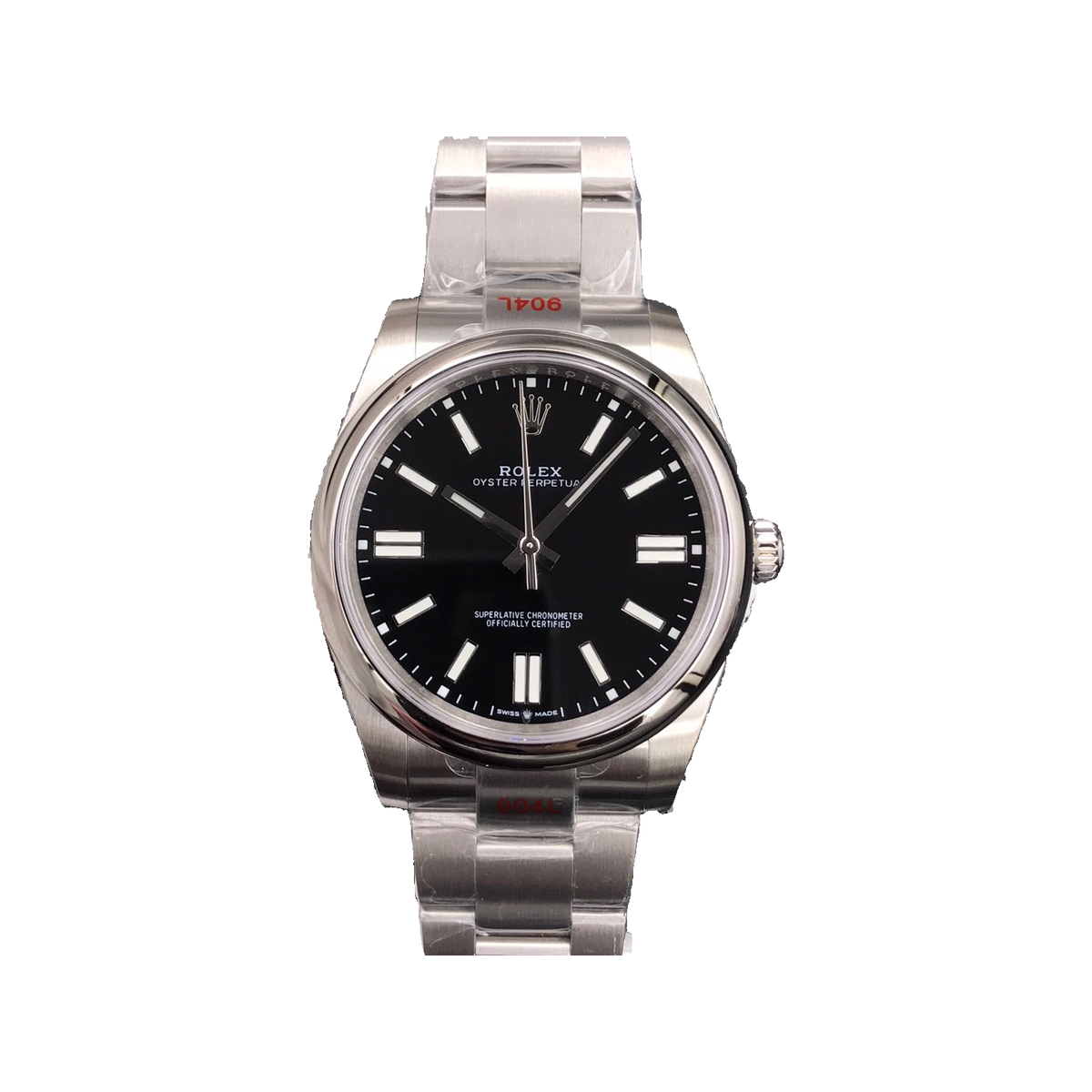 Replica watch — Rolex design reference — original photographed front view, white square, record 5440