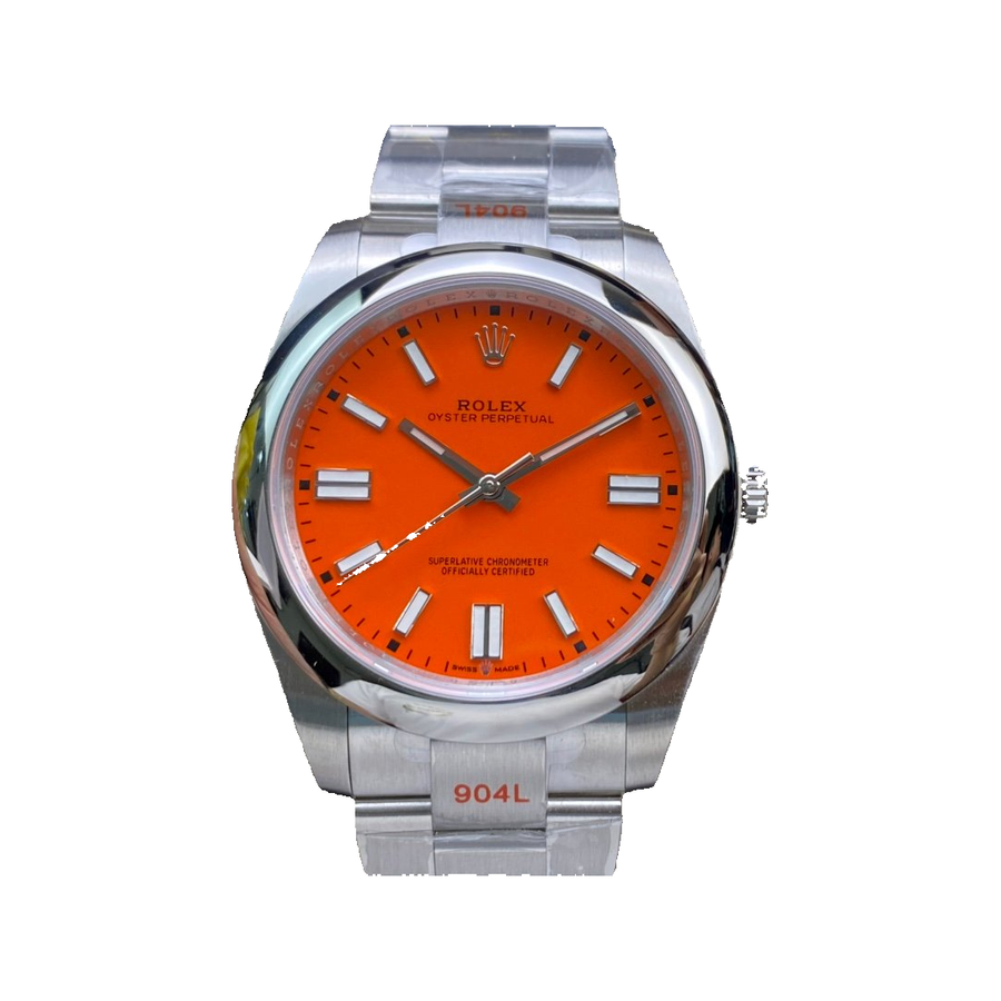 Replica watch — Rolex design reference — original photographed front view, white square, record 5470