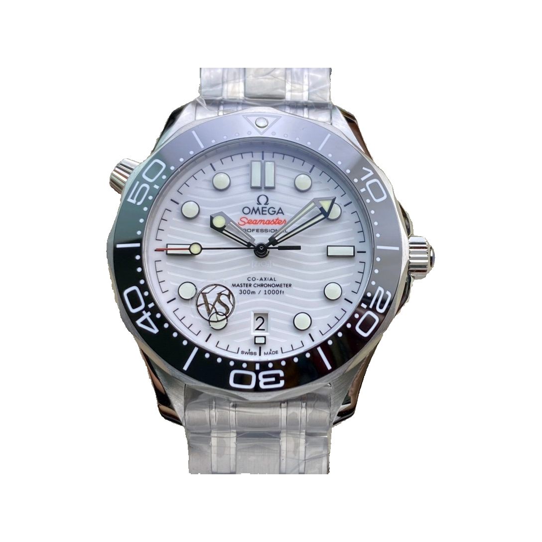 Replica watch — Omega design reference — original photographed front view, white square, record 5530
