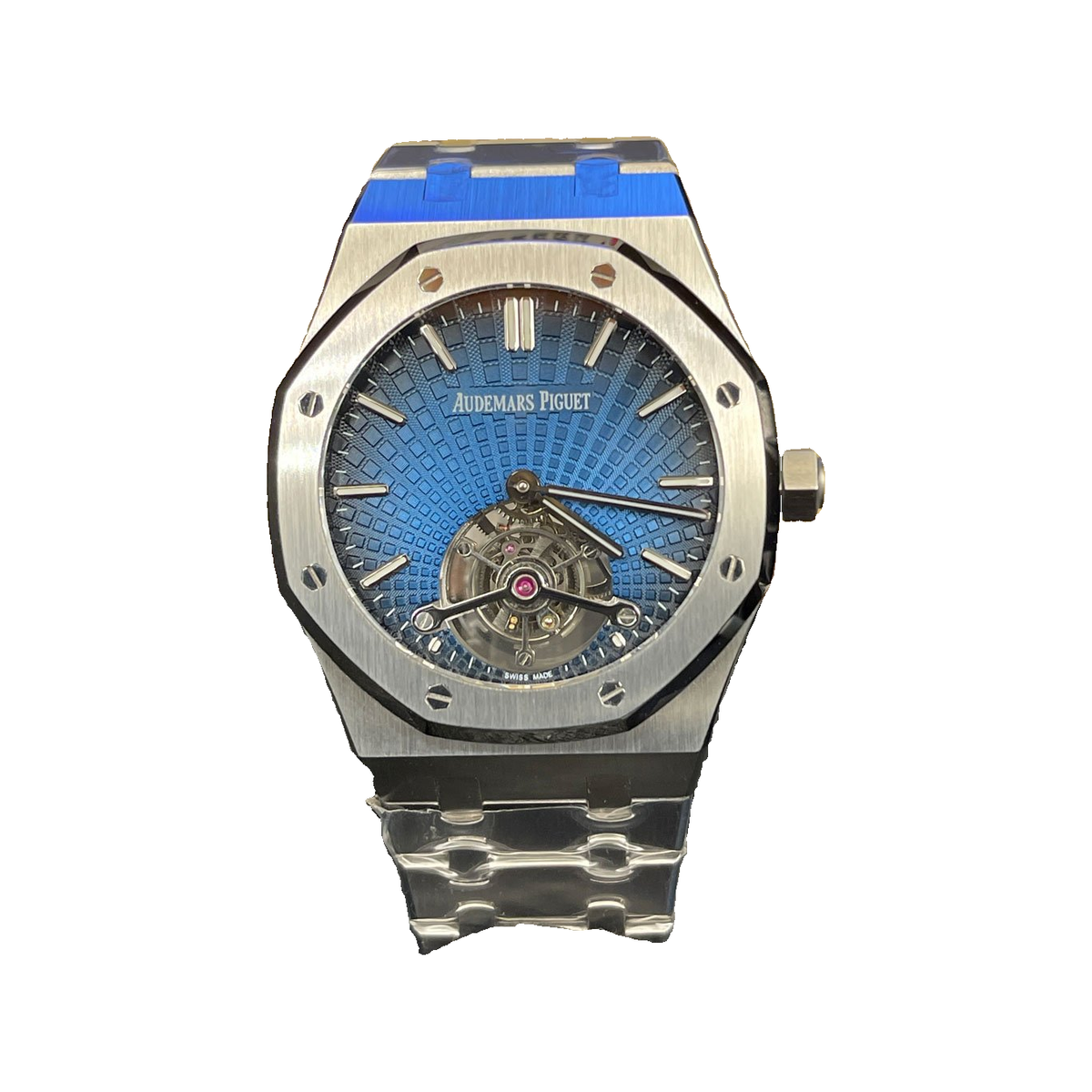 Replica watch — Audemars Piguet design reference — original photographed front view, white square, record 907