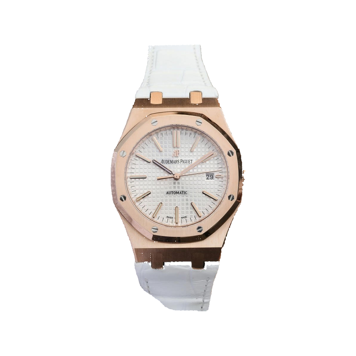 Replica watch — Audemars Piguet design reference — original photographed front view, white square, record 945