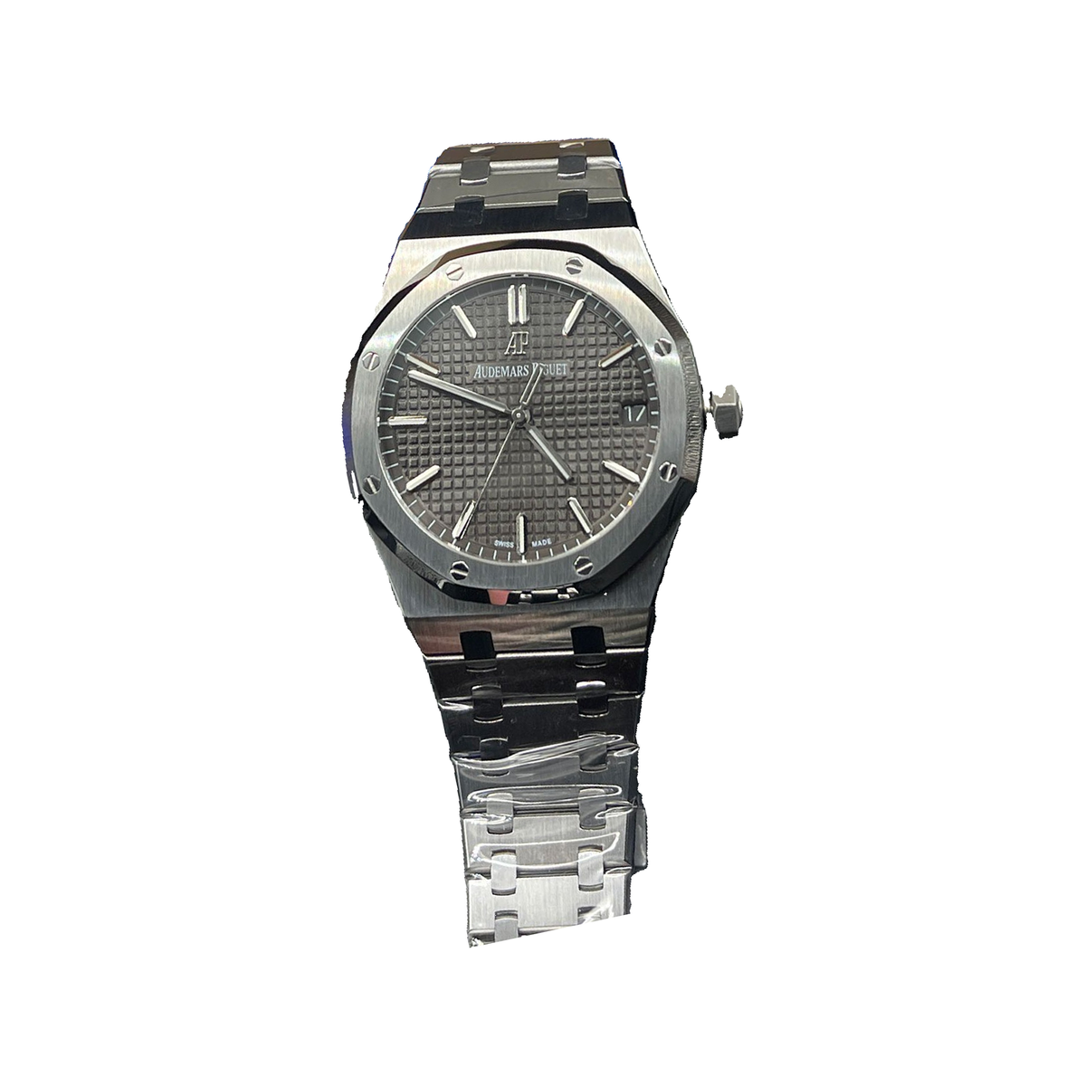 Replica watch — Audemars Piguet design reference — original photographed front view, white square, record 9614