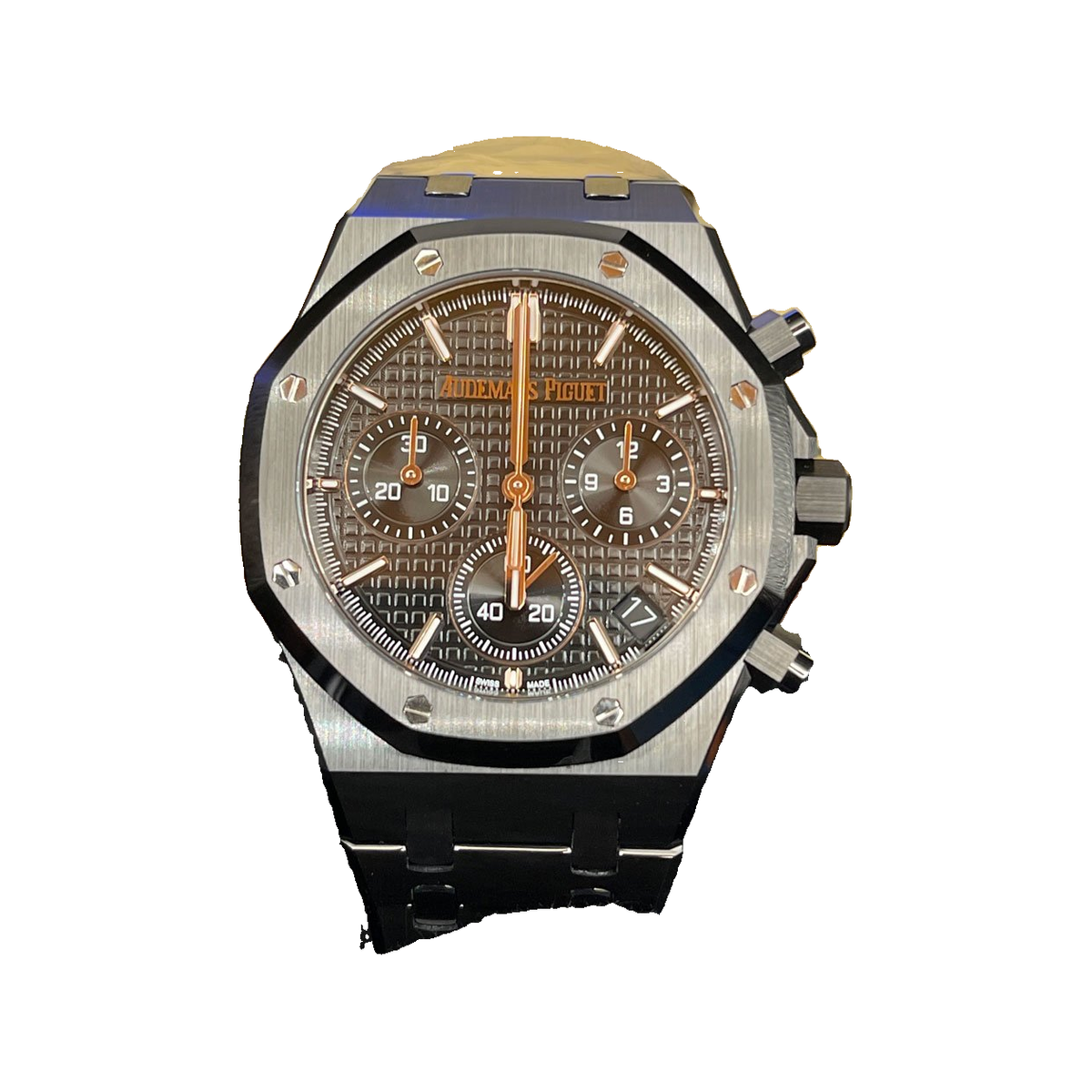 Replica watch — Audemars Piguet design reference — original photographed front view, white square, record 9669