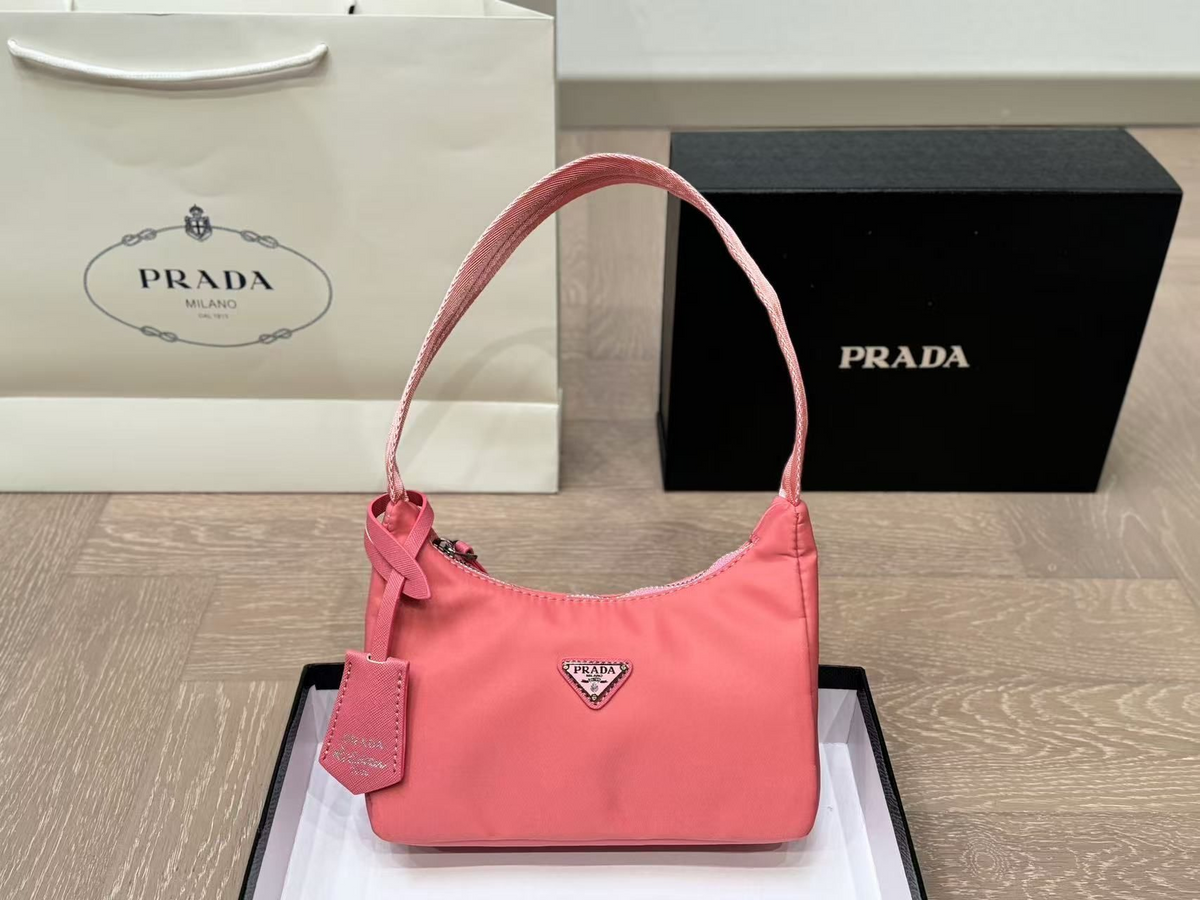 Mini Hobo Shoulder Bag in Bright Pink, supplier source view