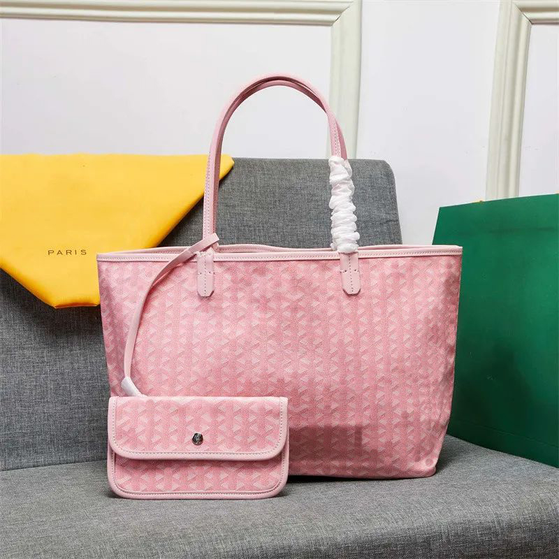 Chevron Print Shoulder Tote in Light Pink, supplier source view, full product reference view