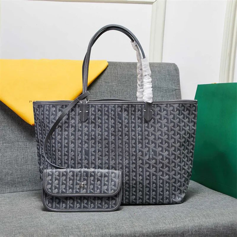 Chevron Print Shoulder Tote in Gray / Black, supplier source view, full product reference view