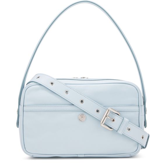 Acne Studios Camero Party shoulder bag in Dusty Blue — view 3