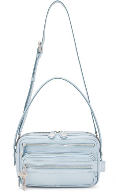 Acne Studios Camero Party shoulder bag in Dusty Blue — view 4