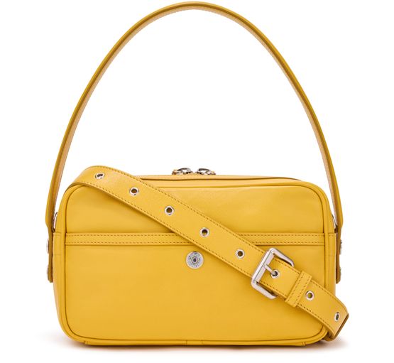 Acne Studios Camero Party shoulder bag in Mustard Yellow — view 3