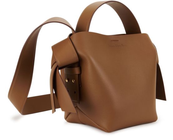 Acne Studios Musubi mini bag in Camel Brown — view 2