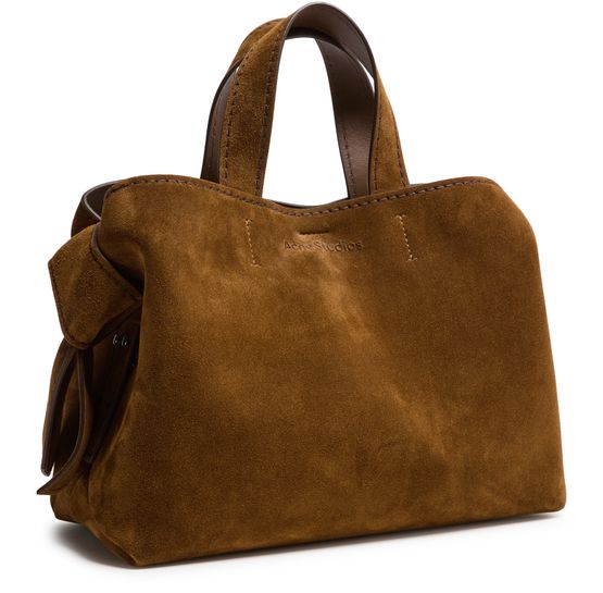 Acne Studios Musubi tote bag in Cognac Brown — view 2