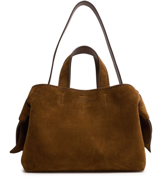 Acne Studios Musubi tote bag in Cognac Brown — view 4