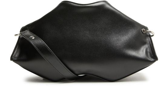 Alexander McQueen Manta clutch bag in Black/Silver — view 3