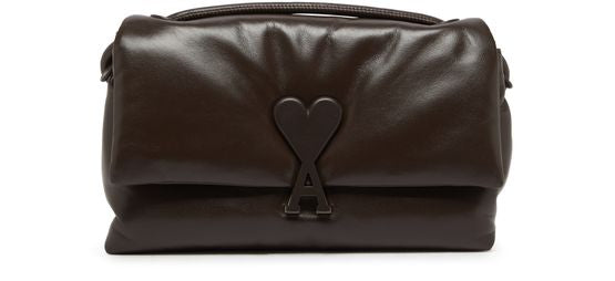 AMI Paris Voulez-Vous bag in Dark Coffee/221 — view 1