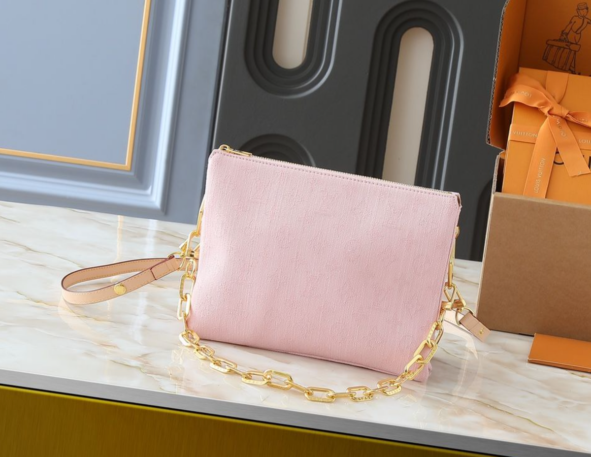 Louis Vuitton Rectangular Chain Shoulder Pouch – Pink, original supplier catalogue view