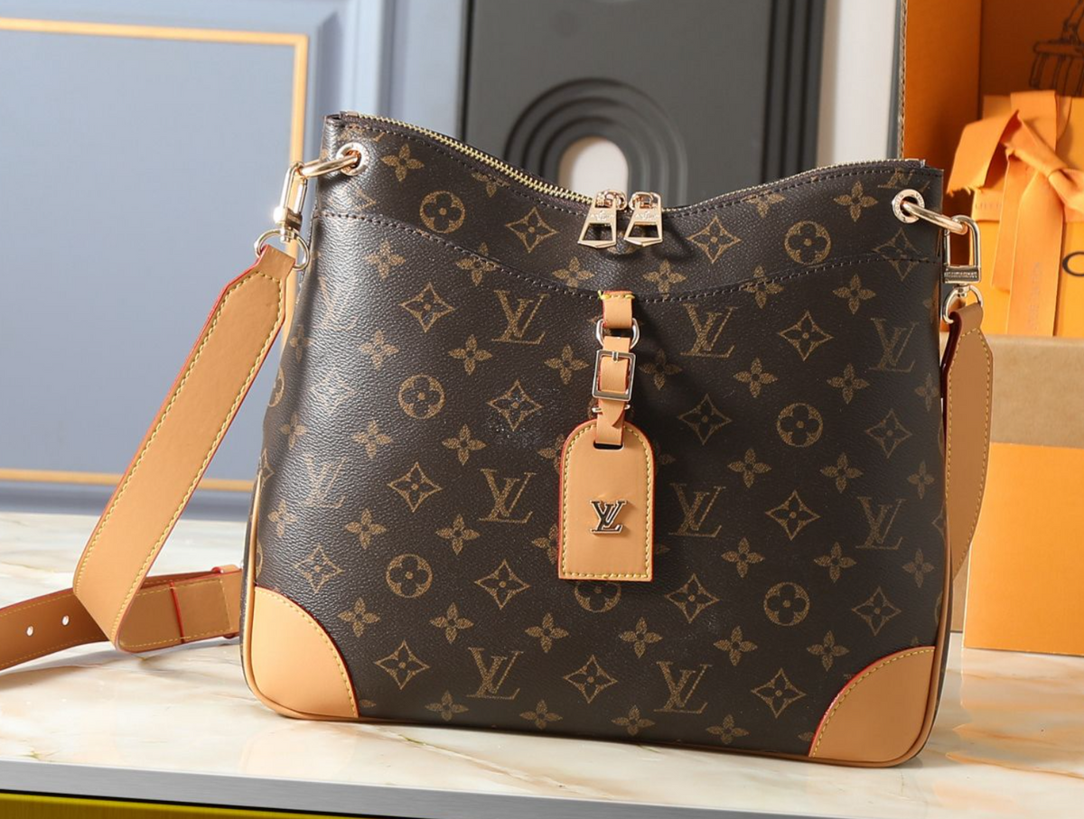 Louis Vuitton Monogram Zip Shoulder Tote – Brown / Tan, original supplier catalogue view