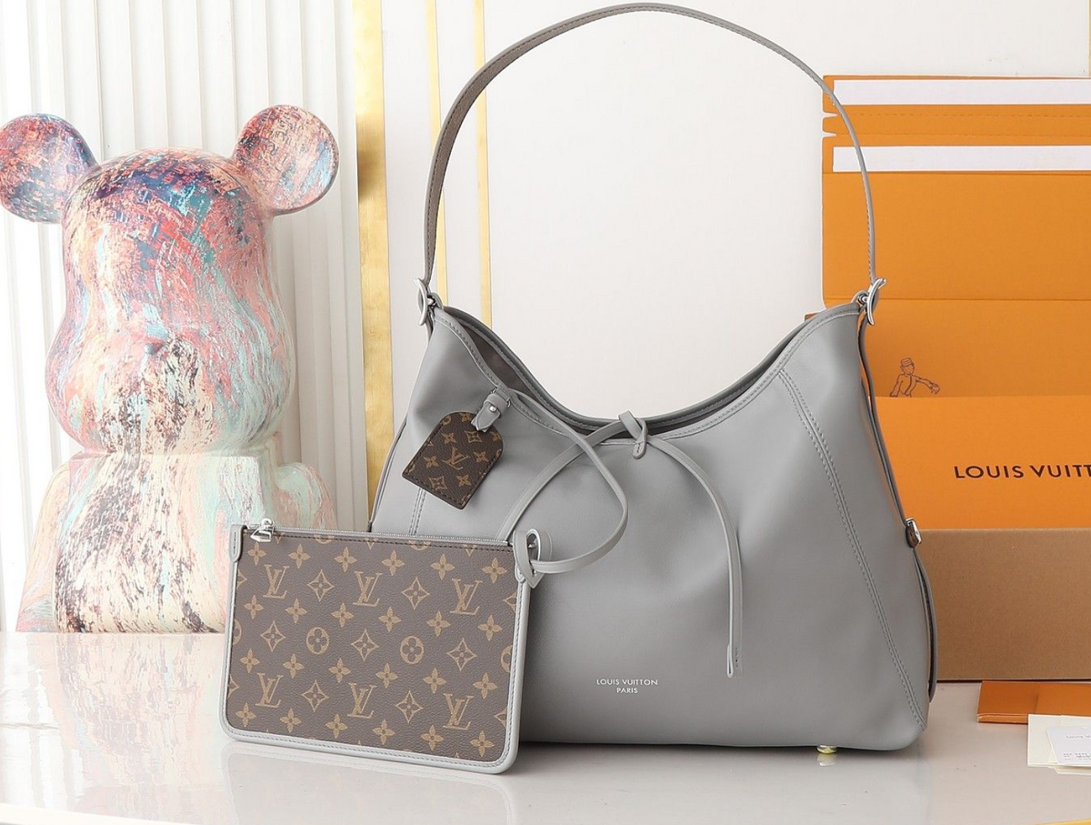 Louis Vuitton Slouchy Hobo Shoulder Bag – Gray, original supplier catalogue view