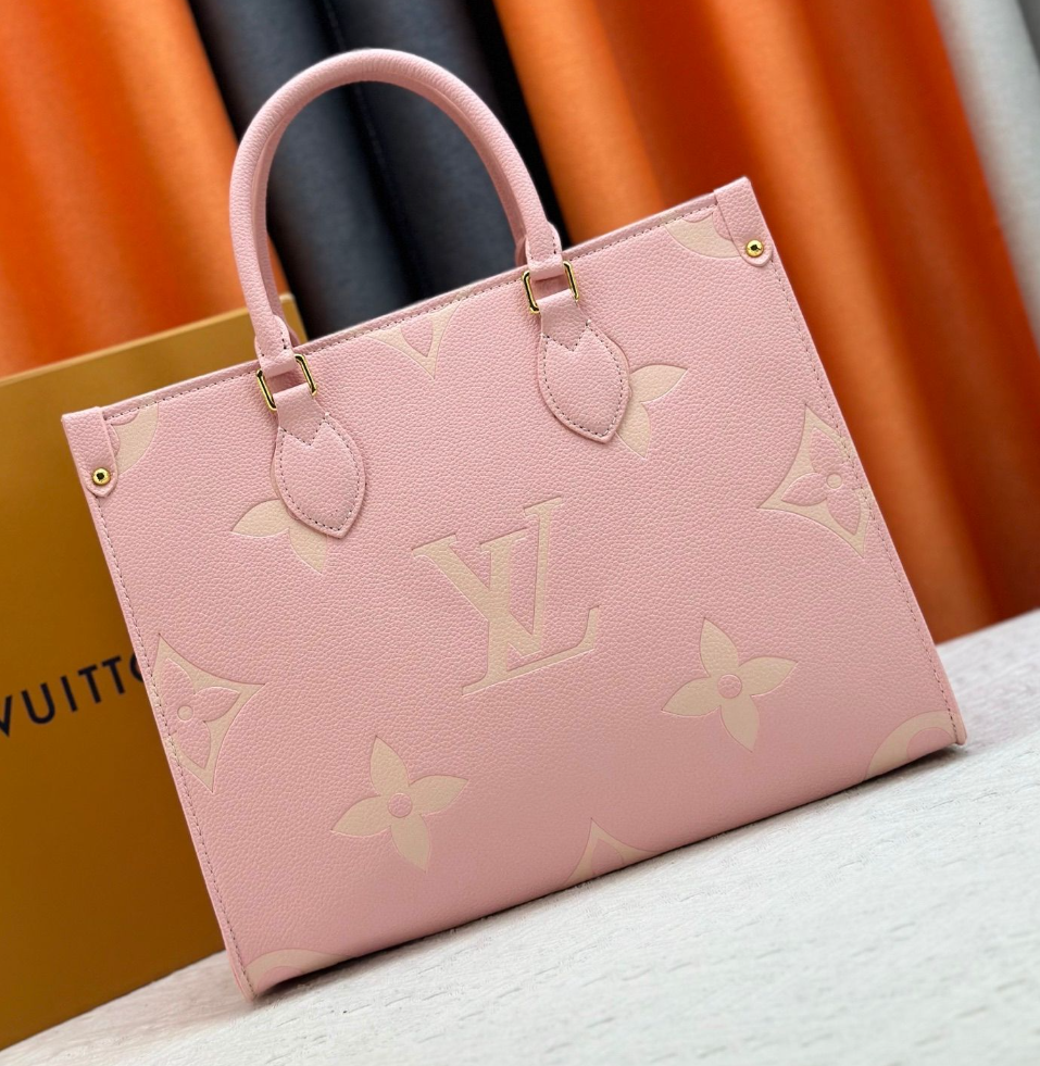Louis Vuitton Monogram Top Handle Tote – Pink / Cream, original supplier catalogue view