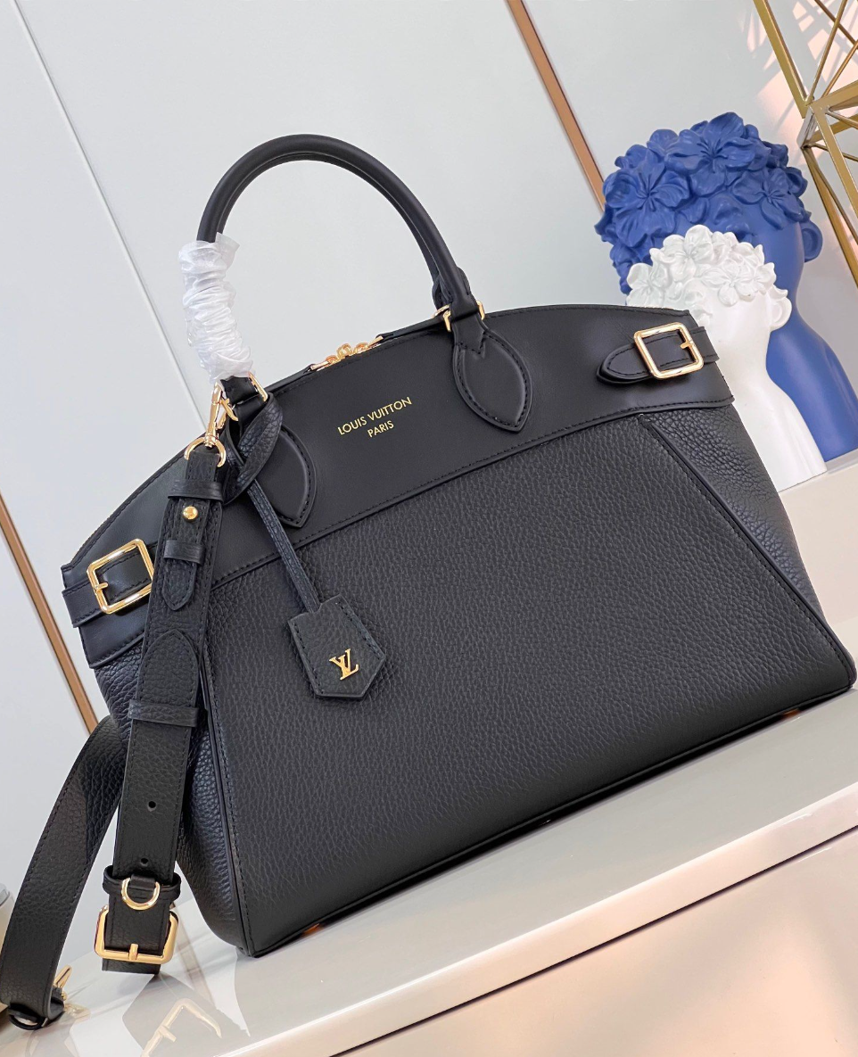 Louis Vuitton Belted Top Handle Satchel – Black, original supplier catalogue view