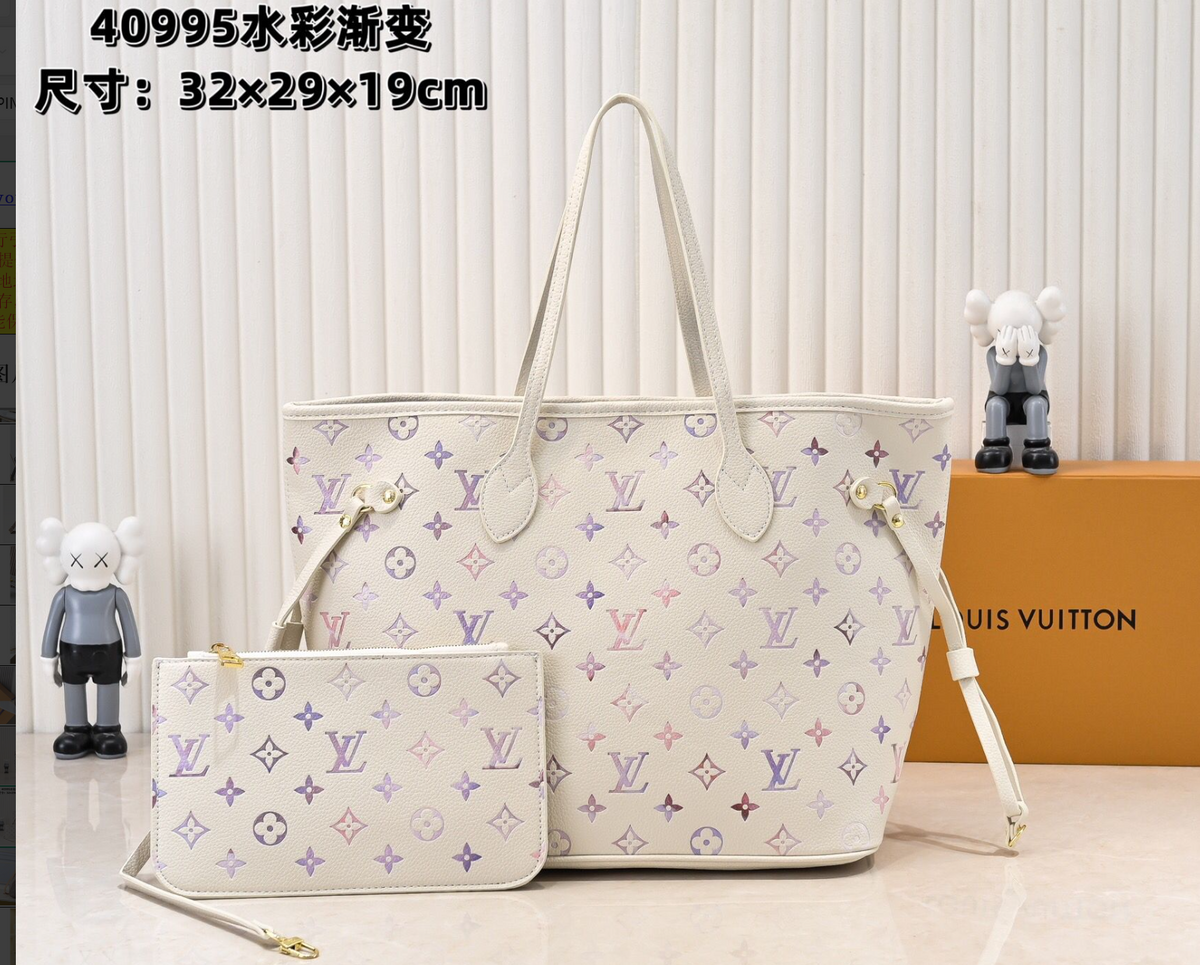 Louis Vuitton Multicolor Monogram Tote Bag – White / pastel multicolor, original supplier catalogue view