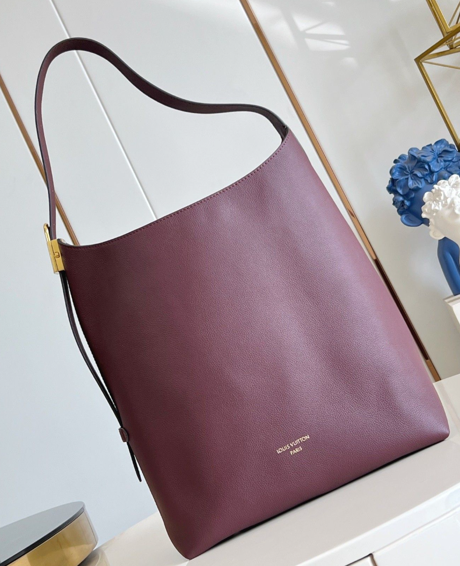 Louis Vuitton Minimalist Shoulder Tote Bag – Burgundy, original supplier catalogue view