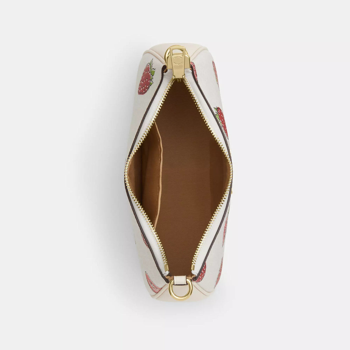 Teri Shoulder Bag in Strawberry/Chalk, top_open_interior, full product reference view