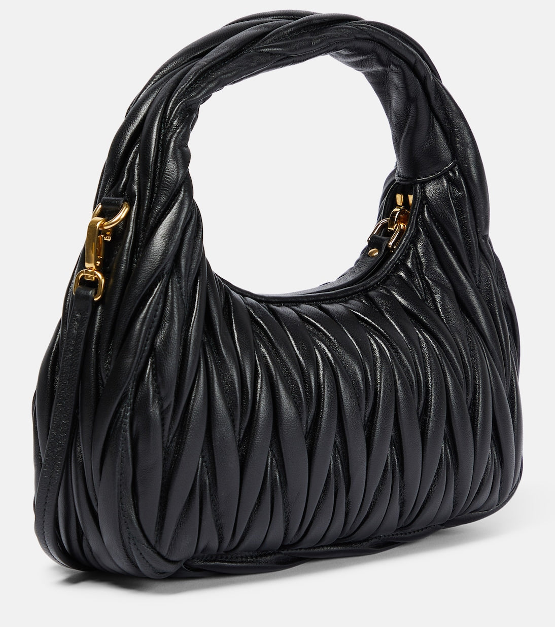Wander Shoulder Bag in Black, back_three_quarter_full_product, full product reference view