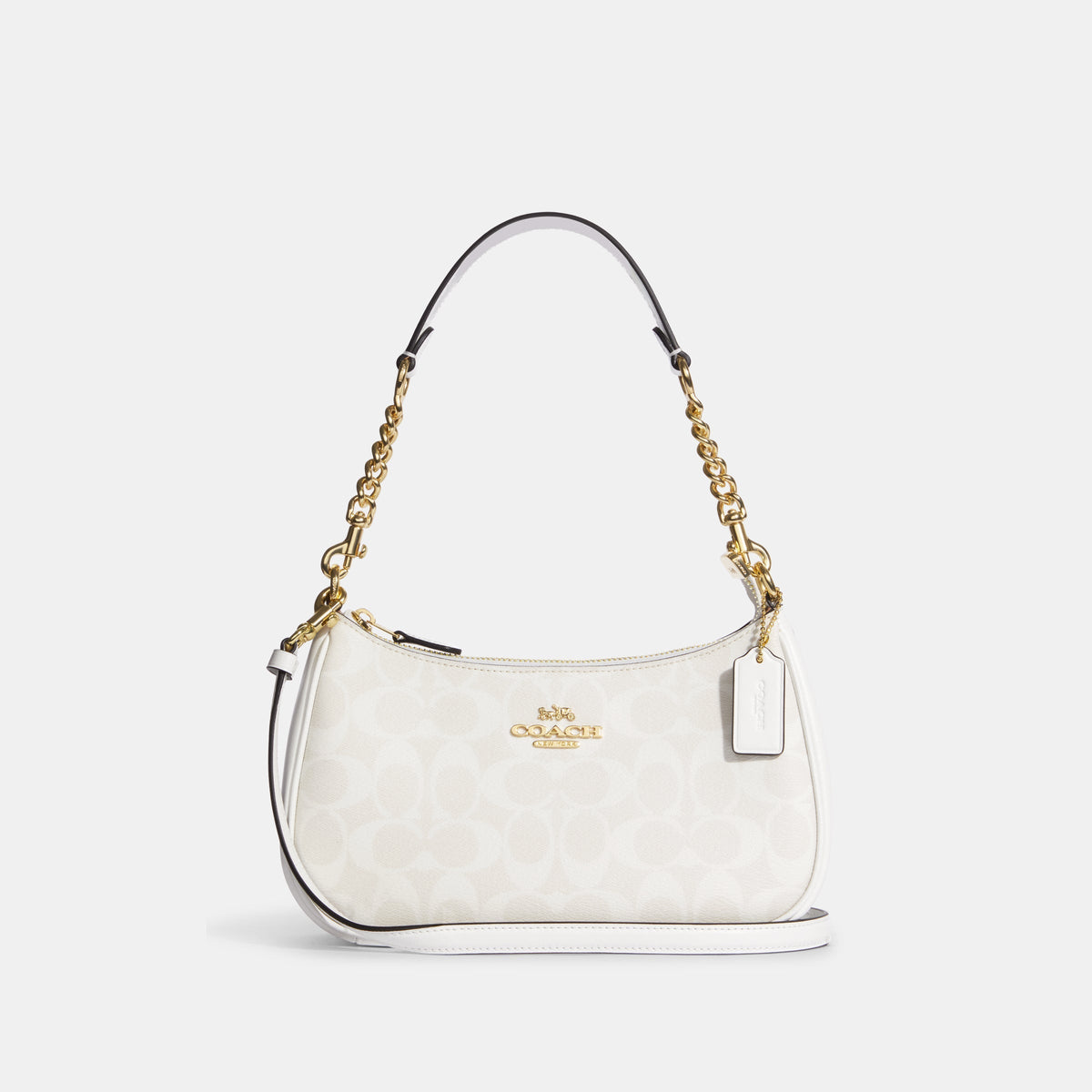 Teri Shoulder Bag in Chalk/Glacierwhite, front, full product reference view