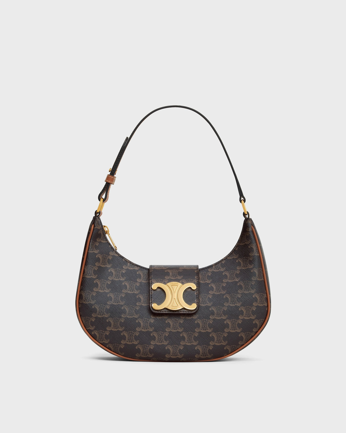 Ava Triomphe Bag in Tan, front, full product reference view