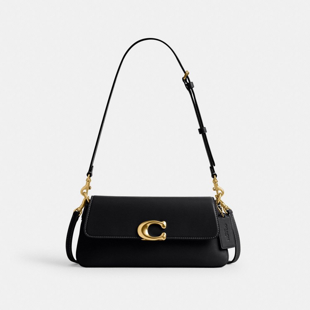 Jet Shoulder Bag in Black, front, full product reference view