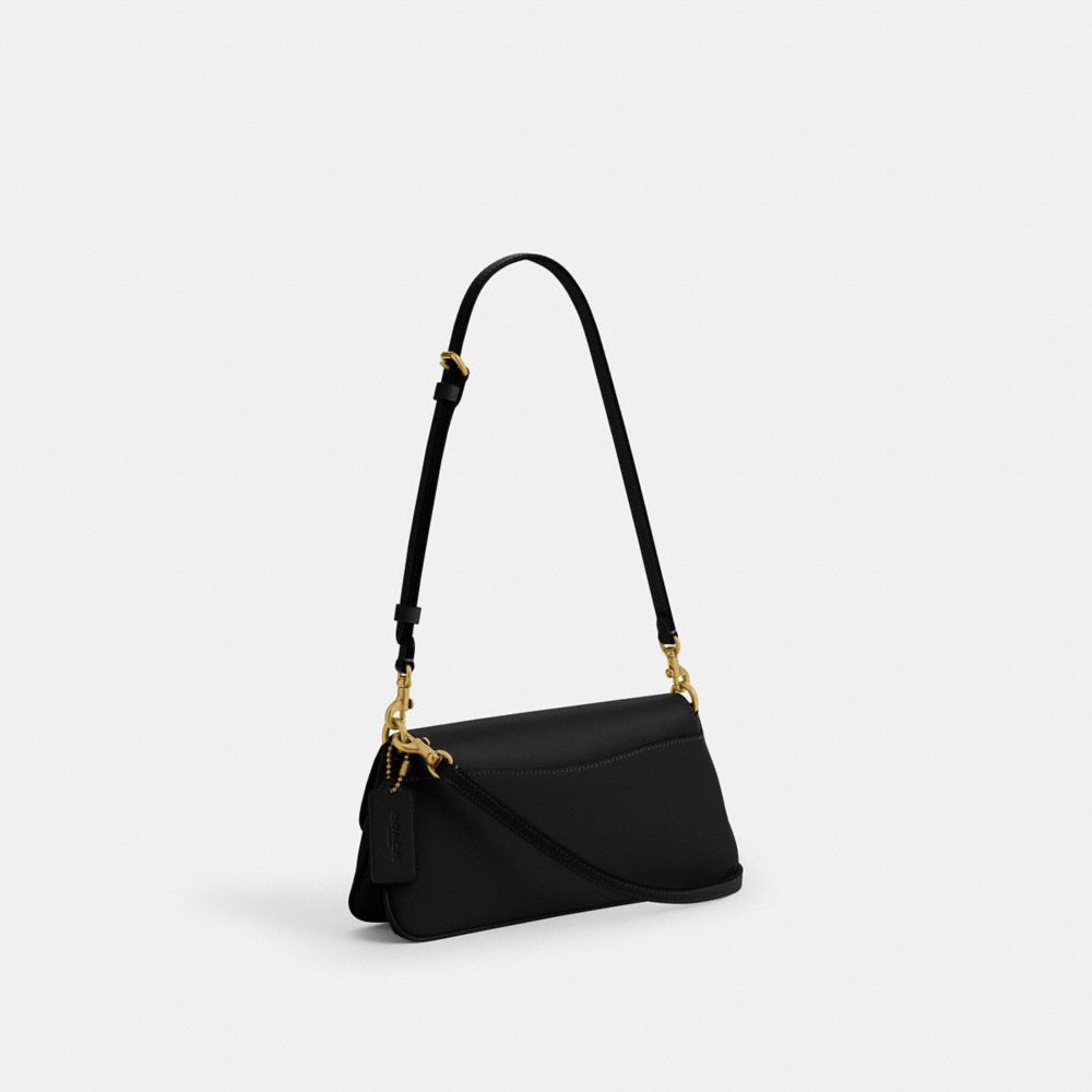 Jet Shoulder Bag in Black, rear three-quarter, full product reference view