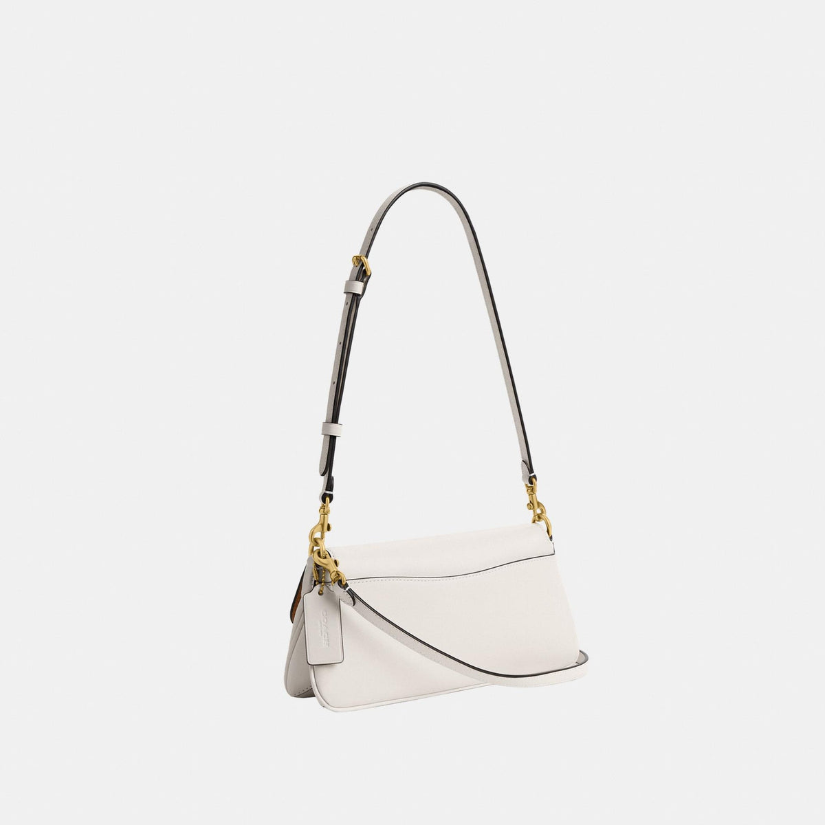 Jet Shoulder Bag in Chalk, rear three-quarter, full product reference view