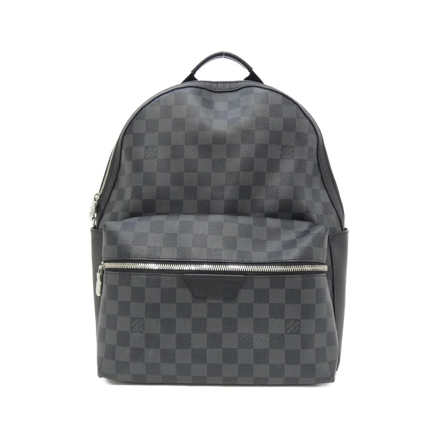 Discovery Backpack PM in Damier Graphite, front, full product reference view